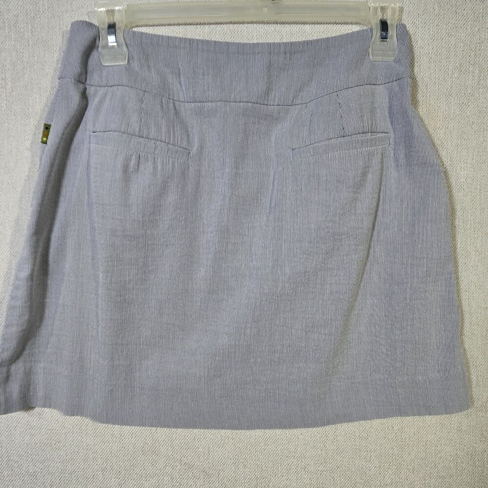 Swing Control Skirt Skort Golf Tennis Blue White Stripe 10 Waist 32 - Picture 2 of 16